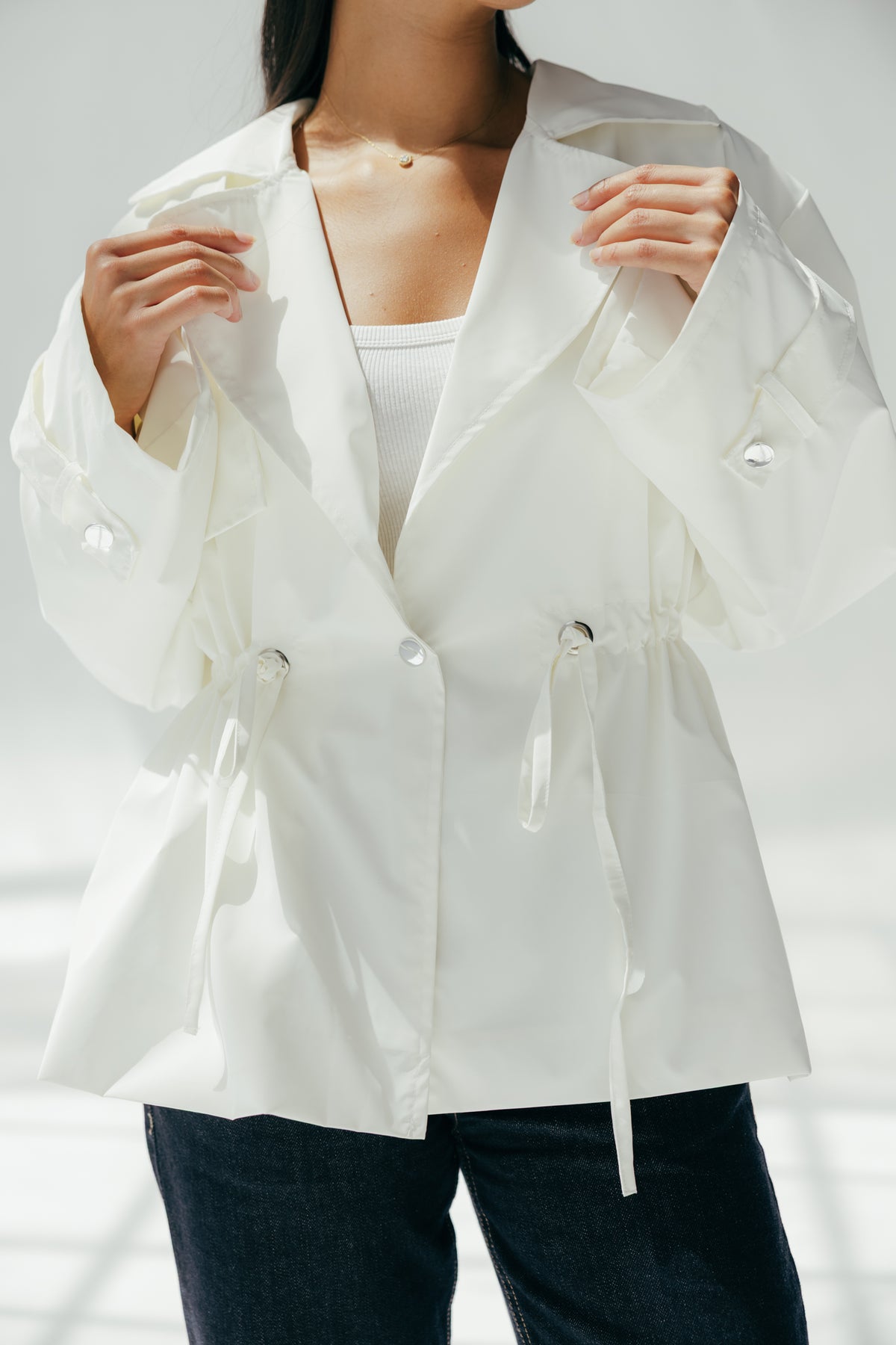 The Element Jacket in White