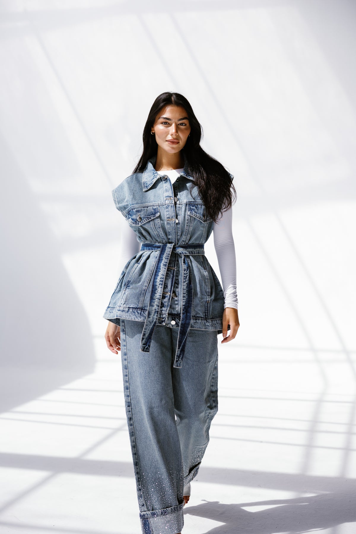 Denim Pulse vest**